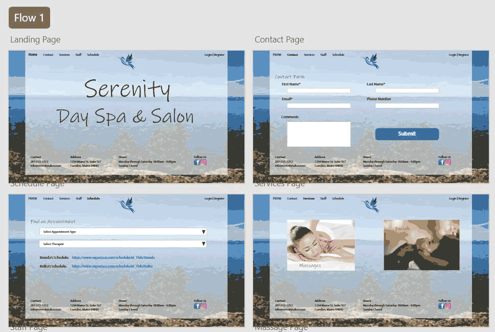 Serenity Spa Prototype